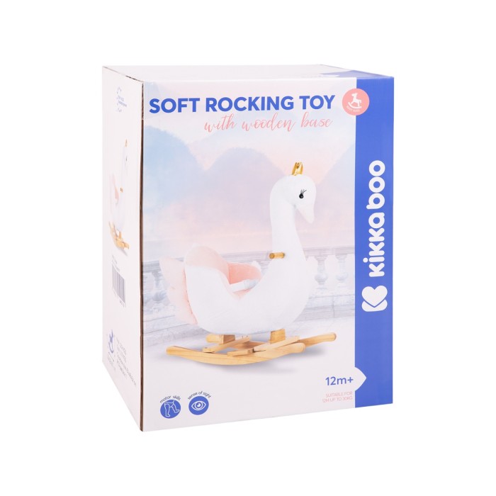 Κουνιστό με Θέση Λευκός Κύκνος - Kikka Boo Κουνιστό με Θέση Λευκός Κύκνος - Kikka Boo