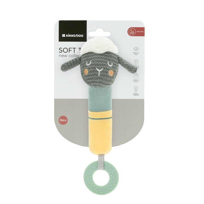 Παιχνίδι Πίεσης Με Μασητικό Sleepy Sheep Kikka Boo Παιχνίδι Πίεσης Με Μασητικό Sleepy Sheep Kikka Boo