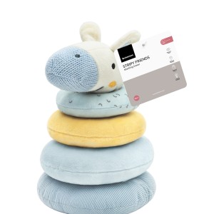 Kikka Boo Παιχνίδι Πύργος Στοίβαξης Stripy Friends Kikka Boo Παιχνίδι Πύργος Στοίβαξης Stripy Friends