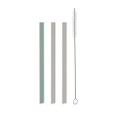 Καλαμάκια Σιλικόνης 3τμχ Platinum Silicone Sage Kikka Boo