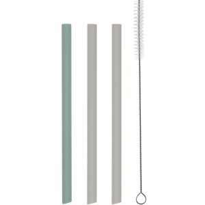 Καλαμάκια Σιλικόνης 3τμχ Platinum Silicone Sage Kikka Boo