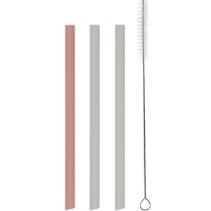 Καλαμάκια Σιλικόνης 3τμχ Platinum Silicone Blush Kikka Boo