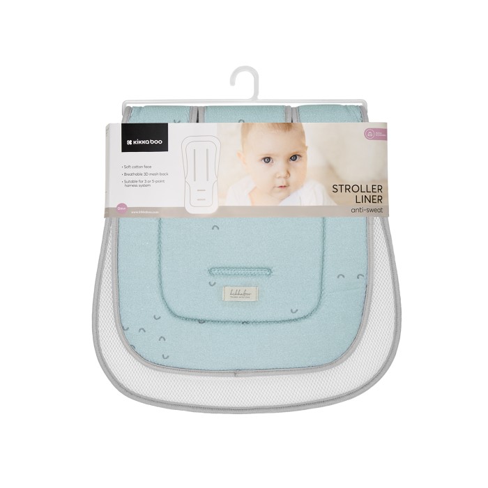 Αντιιδρωτικό Στρώμα Καροτσιού Stripy Friends Kikka Boo Αντιιδρωτικό Στρώμα Καροτσιού Stripy Friends Kikka Boo