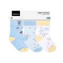 Βρεφικές κάλτσες με 3D αυτάκια Stripy Friends 6-12 μηνών - Kikka Boo