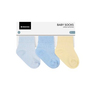 Newborn baby socks Stripy Friends 0m - Kikka Boo