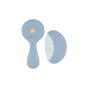 Χτένα και βούρτσα με φυσικές τρίχες Stripy Friends - Kikka Boo