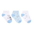 Βρεφικές καλοκαιρινές κάλτσες Stripy Friends ροζ 0–6 μηνών - Kikka Boo