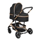 Καρότσι 3σε1 με μετατρεπόμενο κάθισμα Amaia Μαύρο 2024 - Kikka Boo Καρότσι 3σε1 με μετατρεπόμενο κάθισμα Amaia Μαύρο 2024 - Kikka Boo