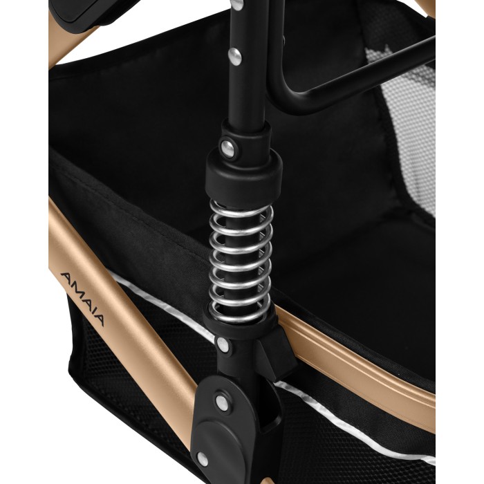 Καρότσι 3σε1 με μετατρεπόμενο κάθισμα Amaia Μαύρο 2024 - Kikka Boo Καρότσι 3σε1 με μετατρεπόμενο κάθισμα Amaia Μαύρο 2024 - Kikka Boo