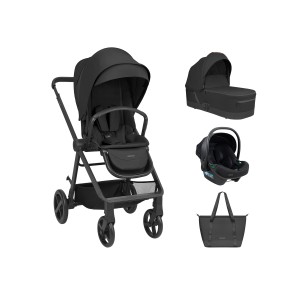Stroller 3in1 with carrycot Mia Black 2026 - Kikka Boo
