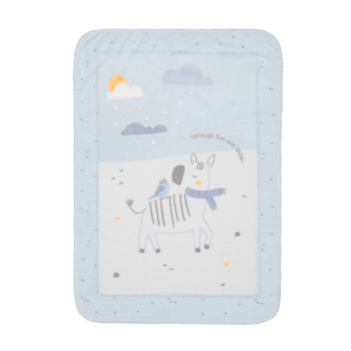 Πολύ μαλακή κουβέρτα 110/140 εκ Stripy Friends - Kikka Boo