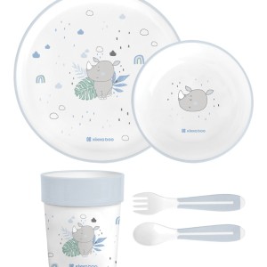 Kikka Boo Σετ Φαγητού Σαβάνα Μπλε 5τμχ Kikka Boo Σετ Φαγητού Σαβάνα Μπλε 5τμχ