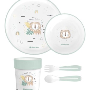 Kikka Boo Σετ Φαγητού Σαβάνα Μέντα 5τμχ Kikka Boo Σετ Φαγητού Σαβάνα Μέντα 5τμχ