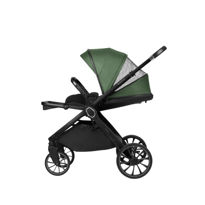 Καρότσι 2σε1 με πορτ-μπεμπέ Tiffany Χακί Πράσινο 2024 - Kikka Boo