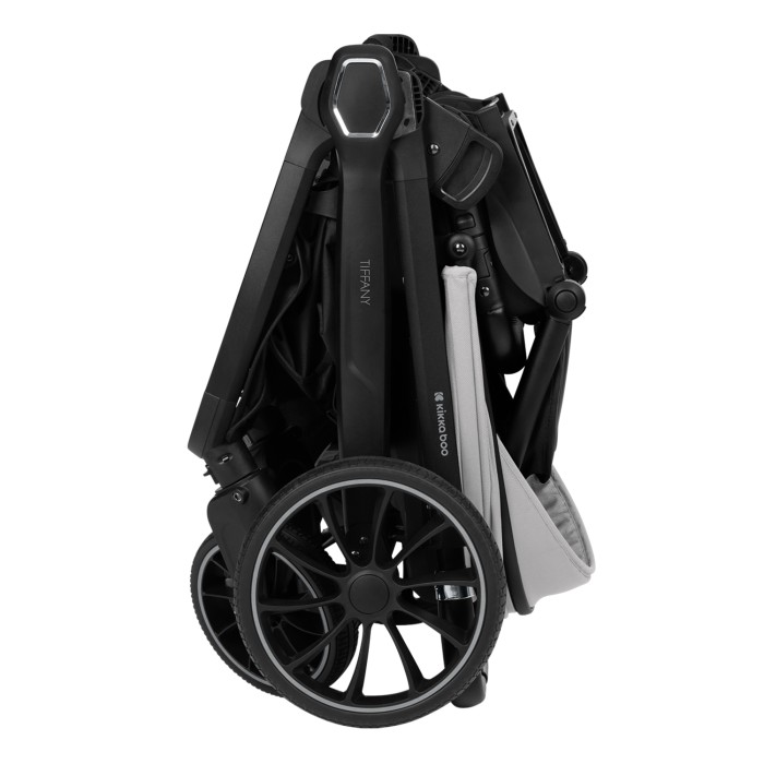 Καρότσι 2σε1 με πορτ-μπεμπέ Tiffany Ανοιχτό Γκρι 2024  - Kikka Boo