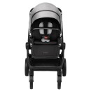 Καρότσι 2σε1 με πορτ-μπεμπέ Tiffany Ανοιχτό Γκρι 2024  - Kikka Boo