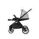 Καρότσι 2σε1 με πορτ-μπεμπέ Tiffany Ανοιχτό Γκρι 2024  - Kikka Boo