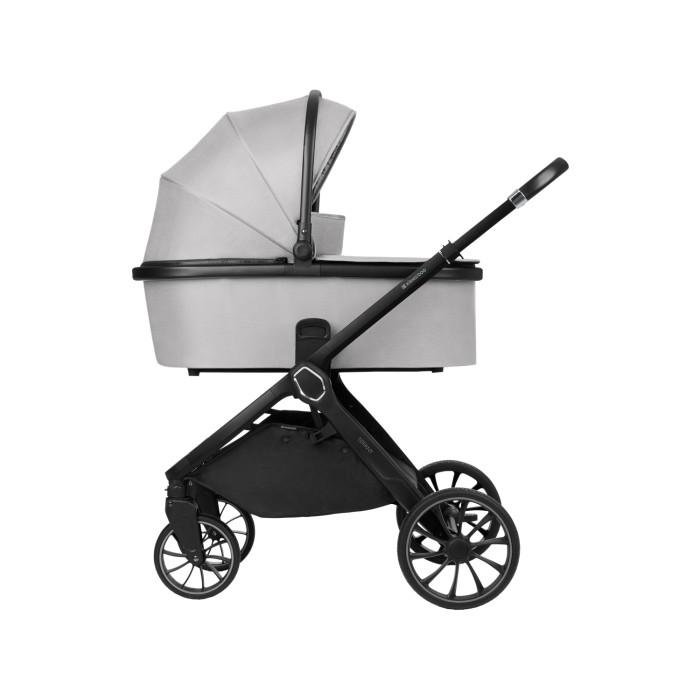 Καρότσι 2σε1 με πορτ-μπεμπέ Tiffany Ανοιχτό Γκρι 2024  - Kikka Boo