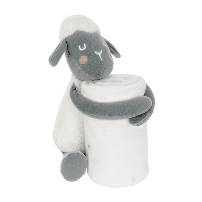 Κουβέρτα Αγκαλιάς Με Λούτρινο Παιχνίδι Sleepy Sheep Kikka Boo Κουβέρτα Αγκαλιάς Με Λούτρινο Παιχνίδι Sleepy Sheep Kikka Boo