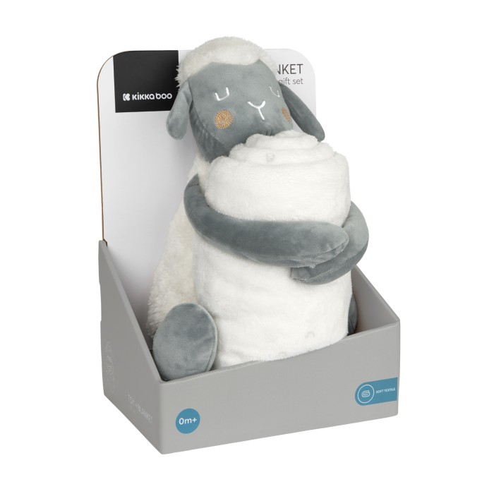 Κουβέρτα Αγκαλιάς Με Λούτρινο Παιχνίδι Sleepy Sheep Kikka Boo Κουβέρτα Αγκαλιάς Με Λούτρινο Παιχνίδι Sleepy Sheep Kikka Boo