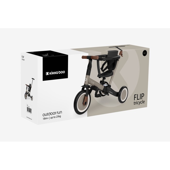 Τρίκυκλο 5σε1 Flip Μπεζ - Kikka Boo Τρίκυκλο 5σε1 Flip Μπεζ - Kikka Boo