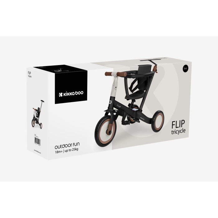 Τρίκυκλο 5σε1 Flip Μαύρο - Kikka Boo Τρίκυκλο 5σε1 Flip Μαύρο - Kikka Boo
