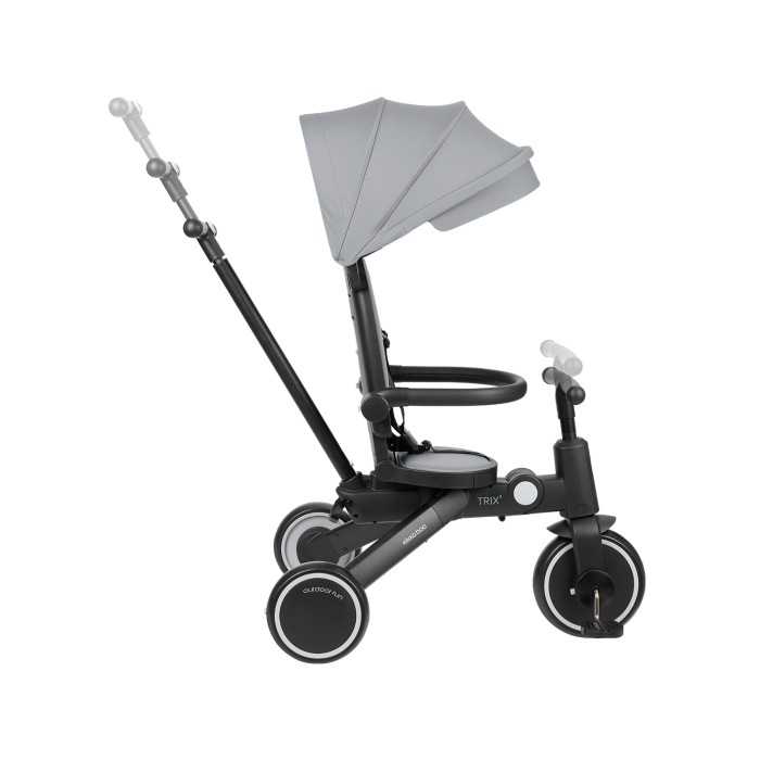 Τρίκυκλο 8σε1 Trix 2 Γκρι - Kikka Boo Τρίκυκλο 8σε1 Trix 2 Γκρι - Kikka Boo
