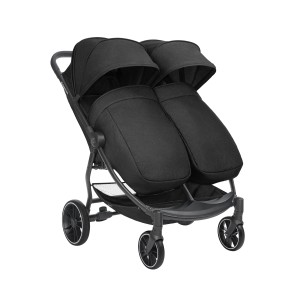 Καρότσι διδύμων Happy 2 Μαύρο 2024 - Kikka Boo Καρότσι διδύμων Happy 2 Μαύρο 2024 - Kikka Boo