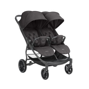 Καρότσι διδύμων Happy 2 Σκούρο Γκρι 2024 - Kikka Boo