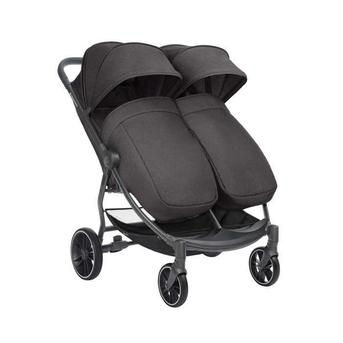 Καρότσι διδύμων Happy 2 Σκούρο Γκρι 2024 - Kikka Boo Καρότσι διδύμων Happy 2 Σκούρο Γκρι 2024 - Kikka Boo