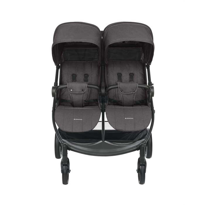 Καρότσι διδύμων Happy 2 Σκούρο Γκρι 2024 - Kikka Boo Καρότσι διδύμων Happy 2 Σκούρο Γκρι 2024 - Kikka Boo