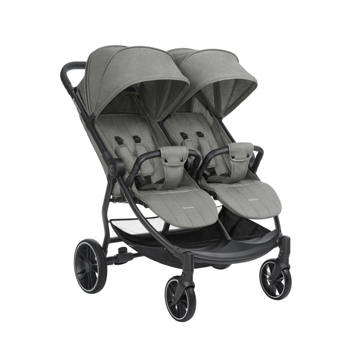 Καρότσι διδύμων Happy 2 Ανοιχτό Γκρι 2024 - Kikka Boo Καρότσι διδύμων Happy 2 Ανοιχτό Γκρι 2024 - Kikka Boo