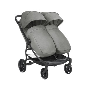 Καρότσι διδύμων Happy 2 Ανοιχτό Γκρι 2024 - Kikka Boo Καρότσι διδύμων Happy 2 Ανοιχτό Γκρι 2024 - Kikka Boo