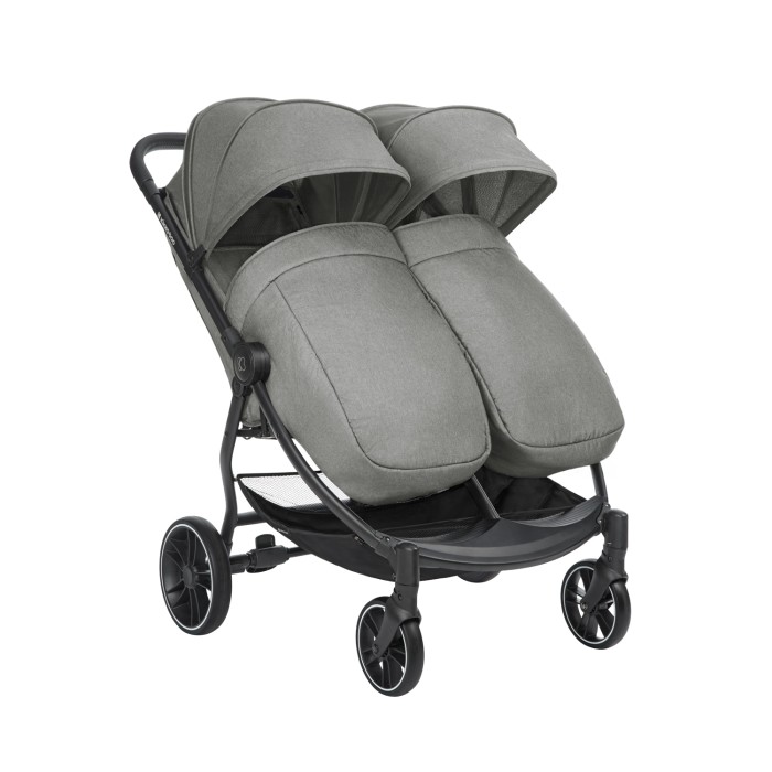 Καρότσι διδύμων Happy 2 Ανοιχτό Γκρι 2024 - Kikka Boo Καρότσι διδύμων Happy 2 Ανοιχτό Γκρι 2024 - Kikka Boo