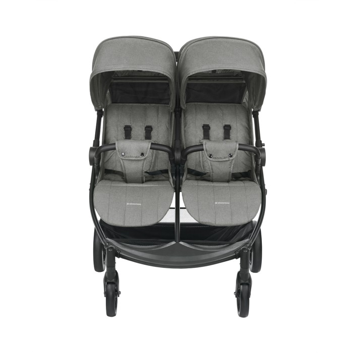 Καρότσι διδύμων Happy 2 Ανοιχτό Γκρι 2024 - Kikka Boo Καρότσι διδύμων Happy 2 Ανοιχτό Γκρι 2024 - Kikka Boo