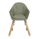 Καρεκλάκι Φαγητού Ξύλινο 6 Σε 1 Woody Army Green Kikka Boo Καρεκλάκι Φαγητού Ξύλινο 6 Σε 1 Woody Army Green Kikka Boo