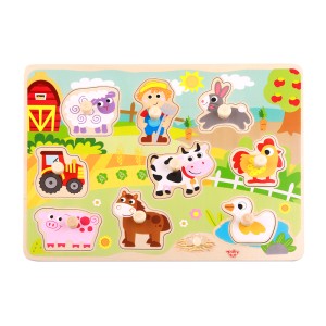 Ξύλινο Παζλ Φάρμα TY858 Tooky Toy Ξύλινο Παζλ Φάρμα TY858 Tooky Toy