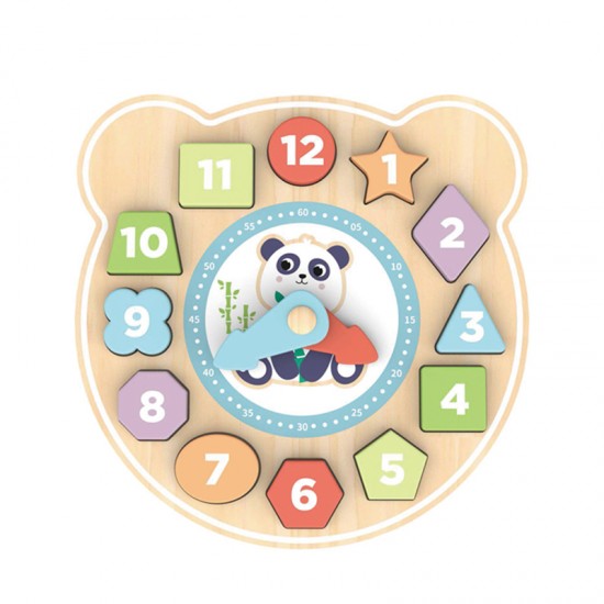 Ξύλινο Παζλ Ρολόι HP078 Hi Pando