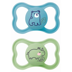 Πιπίλα Air Σιλικόνης 16+ μηνών - Boy - Μπλε - MAM