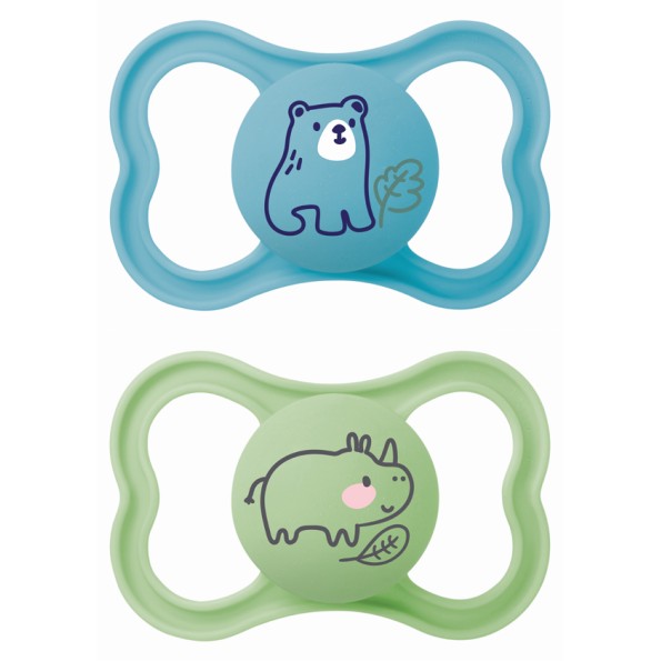 Πιπίλα Air Σιλικόνης 16+ μηνών - Boy - Μπλε - MAM