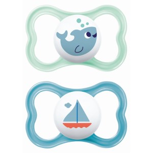 Πιπίλα Air Σιλικόνης 6-16 μηνών - Boy – Γαλάζιο - MAM