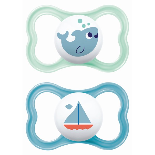 Πιπίλα Air Σιλικόνης 6-16 μηνών - Boy – Γαλάζιο - MAM