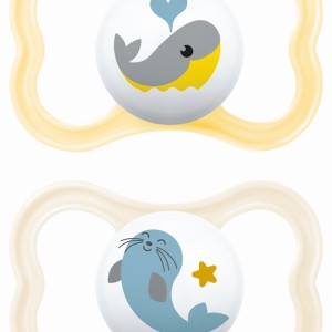 Πιπίλα Air Σιλικόνης 6-16 μηνών - Unisex – Κίτρινο - MAM