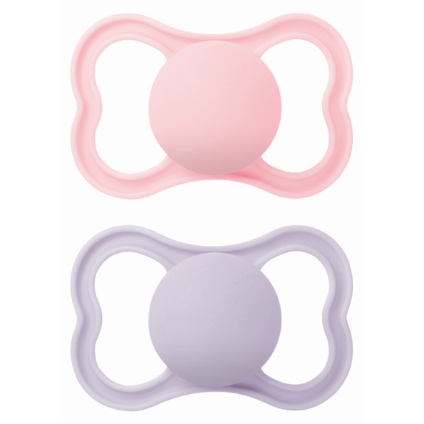 Πιπίλα Air Καουτσούκ 16+ μηνών - Girl – Ροζ - MAM