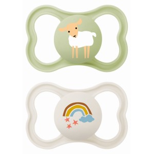 Πιπίλα Air Σιλικόνης 6-16 μηνών - Unisex – Πράσινο - MAM