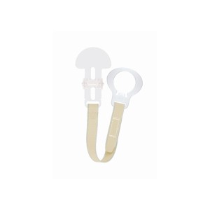 Clip – Κορδέλα στήριξης πιπίλας - Unisex – Κρεμ - MAM