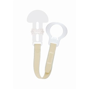 Clip – Κορδέλα στήριξης πιπίλας - Unisex – Κρεμ - MAM