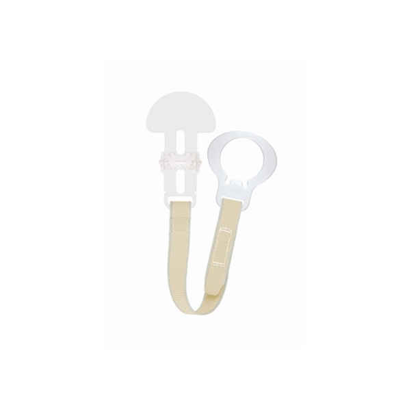 Clip – Κορδέλα στήριξης πιπίλας - Unisex – Κρεμ - MAM