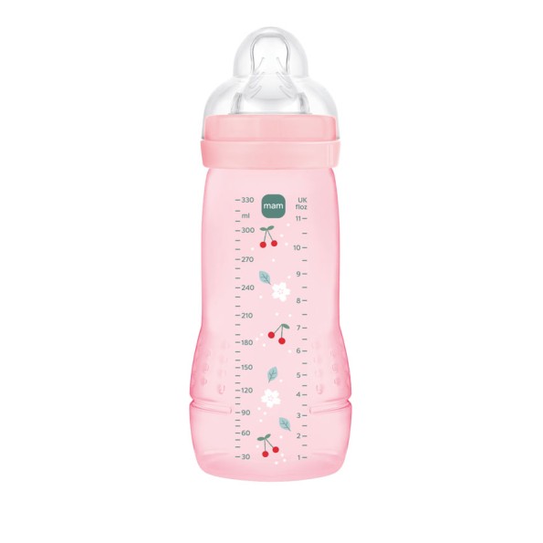 Μπιμπερό Easy Active™ Baby Bottle 330ml - Girl – Ροζ - MAM
