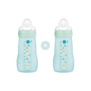 Σετ 2 Μπιμπερό Easy Active™ Baby Bottle 270ml - Boy – Γαλάζιο - MAM